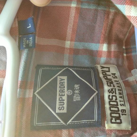Superdry plaid button down - Picture 5 of 8